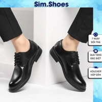 Giày Da Nam Phong Cách công sở -  cao su đúc chất liệu nappa cao cấp, Giày Da Bò 02