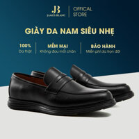 Giày Da Nam Thể Thao JB James Blanc Da Mềm, Đế Siêu Nhẹ, Êm Chân, Đen, Nâu JB0724