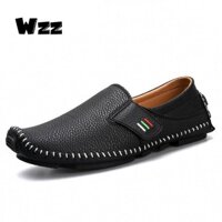 Giày Da Nam Thời Trang Slip On Nam Loafers Nam Giày Thuyền