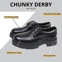 Giày da oxford nam thời trang INICHI G1112 đế cao