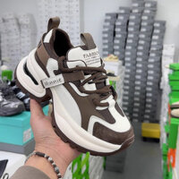 Giày dahingzhe Giày thường ngày chống trượt độn cao đế dày cho nữ Giày thể thao