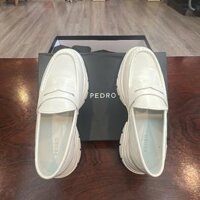 Giầy đại gia nam, hãng Pedro chính hãng, size 42, màu trắng, chất liệu da xịn, mới nguyên