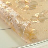 giấy dán bàn học Khăn Trải Bàn Bằng Nhựa PVC Mềm Trong Suốt Chống Bỏng Không Thấm Nước Dùng Một Lần