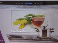 GIẤY DÁN BẾP CHỐNG DẦU MỠ TULIP VÀNG