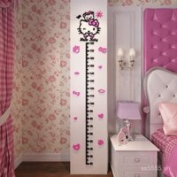Giấy dán Chiều cao hoạt hình sản phẩm mới Giấy dán tường 3d Acrylic đo chiều cao bé thước đo chiều cao phòng trẻ em trang trí tường lối vào