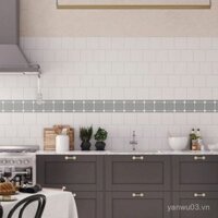 Giấy dán gạch Ốp chân Tường Phòng Ngủ giấy dán tường chống Thấm Nhà Bếp Giấy dán tường phòng khách tự dính dày dặn lót sàn đường eo