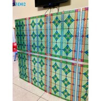 Giấy dán kính 3D Hàn Quốc (kt200x90cm)