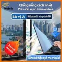 Giấy dán kính mờ chống nhìn trộm, decal kính mờ văn phòng cát nhám dán cửa kính cửa sổ phòng ngủ