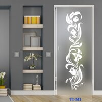 Giấy Dán Kính Mờ Hoa Văn - Làm Đẹp Không Gian Sống; Code TI-M1