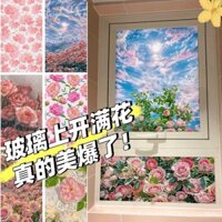 Giấy dán kính mờ/Giấy Dán cửa sổ/che nắng chống nhìn trộm/cửa phòng tắm riêng tư trong suốt Phòng Tắm Chống chiếu sáng phòng tắm1