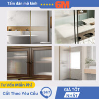 Giấy dán mờ kính chống trộm, decal kính mờ văn phòng, bảo vệ sự rỉêng tư họa tiết sọc