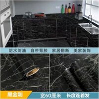 Giấy dán tường đá cẩm thạch dày, nhãn dán tường chống dầu cho nhà bếp, nhãn dán đá cẩm thạch chống cháy, chịu nhiệt độ cao, giấy dán tường chống nước, chống nấm mốc, nhãn dán đá cẩm thạch tự dính, nhãn dán PVC giả đá cẩm thạch