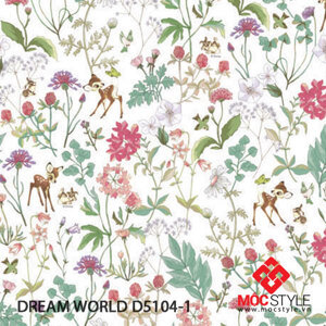 Giấy dán tường Dream World D5104-1