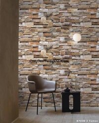 Giấy dán tường giả đá mã 87038-2