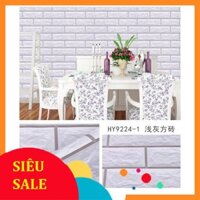 Giấy dán tường GIẢ GẠCH nhiều mẫu - khổ rộng 45cm (có sẵn keo)