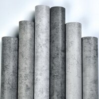 Giấy dán tường giả xi măng, bê tông cuộn 0,6cm x 10m