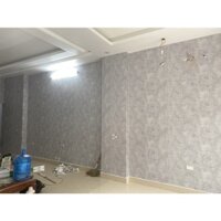 Giấy Dán Tường Giả Xi Măng Dán Salon Tóc