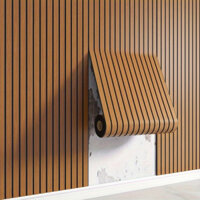 Giấy dán tường Gỗ 3D 20m × 45cm dính tự động chống thấm nước thích hợp cho nhà bếp, phòng tắm, tường nền TV
