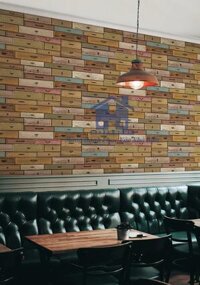 Giấy Dán Tường Hàn Quốc Giả Hộp Tủ Gỗ MS: 77268-1