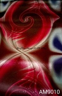 Giấy dán tường màu đỏ trắng xanh karaoke mã am9010