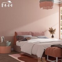 Giấy dán tường màu hồng bẩn cho nữ sinh, nhãn dán tự dính chống nước và chống ẩm, có thể giặt, thích hợp cho nhà cho thuê, nhãn dán cải tạo tủ STQL