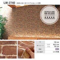 GIẤY DÁN TƯỜNG NHẬT BẢN GIẢ GẠCH, ĐÁ