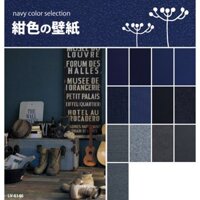 GIẤY DÁN TƯỜNG NHẬT BẢN LIGHT | XANH NAVY