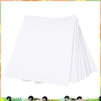 Giấy dán Vinyl chống nước có thể in cao cấp cho máy in phun và máy in 210x280mm 30 tờ Giấy Decal trắng mờ youyilu