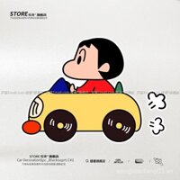 Giấy dán xe Crayon Shin-chan chống xước xe máy giấy dán xe điện trang trí hành lý hoạt hình sáng tạo