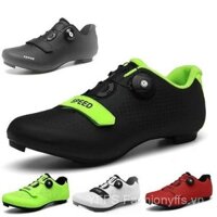 Giày đạp xe đường trường giày khóa Nam Nữ Giày đạp xe leo núi thoáng khí đế cứng hỗ trợ xe đạp tự khóa P5GG