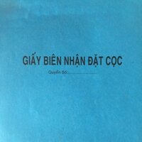 Giấy đặt cọc đất 2 liên, 3 liên