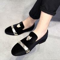 Giày Đậu Hà Lan Giày Nam Phiên Bản Hàn Quốc Giày Da Anh Lười Giày Nam Thời Trang Độc Đáo Hợp Thời Trang Giày Nam [Sẵn Sàng]