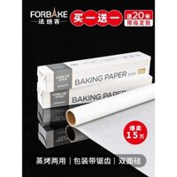 Giấy dầu silicone Fabeike, giấy lò nướng gia đình, giấy khay nướng, giấy nướng BBQ, giấy dầu, giấy thấm dầu cho bếp