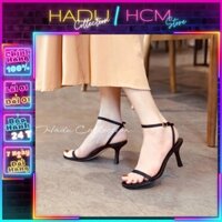 Giày dây cao gót 7p quai mảnh HADU G731 sandal dây cao 7p