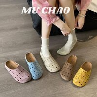 Giày đế bằng đục lỗ MUCHAO Sleek - Bền bỉ & an toàn khi mặc hàng ngày mùa hè