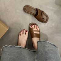 Giày đế bằng Giày La Mã Kỳ nghỉ bên bờ biển Phiên bản Hàn Quốc hợp thời trang