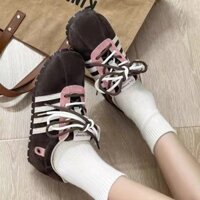 Giày đế bằng Giày thể thao học sinh Slip-On Ren thoải mái