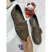 Giày Đế Bằng Mùa Thu Giày Nữ Loafers Loafers Phong Cách Anh Quốc Peas Giày Đế Bằng Phong Cách Mới 2025