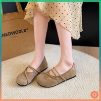 Giày Đế Bằng Slip-On Cao Cấp Chống Trơn Trượt Phong Cách Mới Thường Ngày