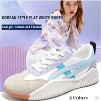 Giày đế bệt màu trắng phong cách Hàn Quốc FA4 dành cho nữ