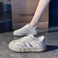 Giày đế cao su thời trang nữ buộc dây thông thường