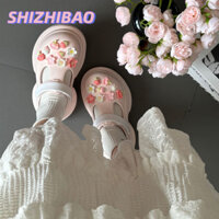 Giày đế dày chống trượt tăng chiều cao 7cm dành cho nữ mùa hè