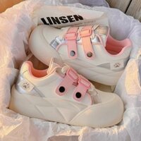 Giày đế dày DAXINGZHE cho phụ nữ có khóa dán, giày thể thao, giày thể thao