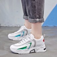 Giày đế độn trắng