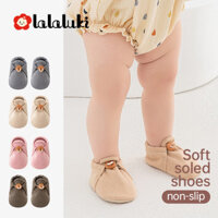 Giày Đế Mềm Cho Bé Chống Trơn Trượt Dây Co Giãn Giày Và Tất Cho Bé Sử Dụng Trong Nhà 0-2Y Xuân Thu