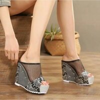 Giày đế xuồng 10cm size 34 - 39