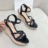 Giày đế xuồng quai 3 dây mảnh chéo ngang