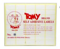 Giấy decal A5 TOMY 108 kt : 19*36mm