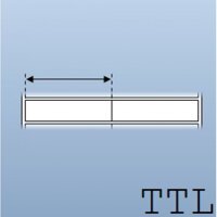 Giấy decal chuyển nhiệt in tem nhãn mã vạch 2 tem 40x10mm, 50m