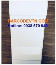 Giấy decal cuộn in tem nhãn mã vạch 100×130 Avery